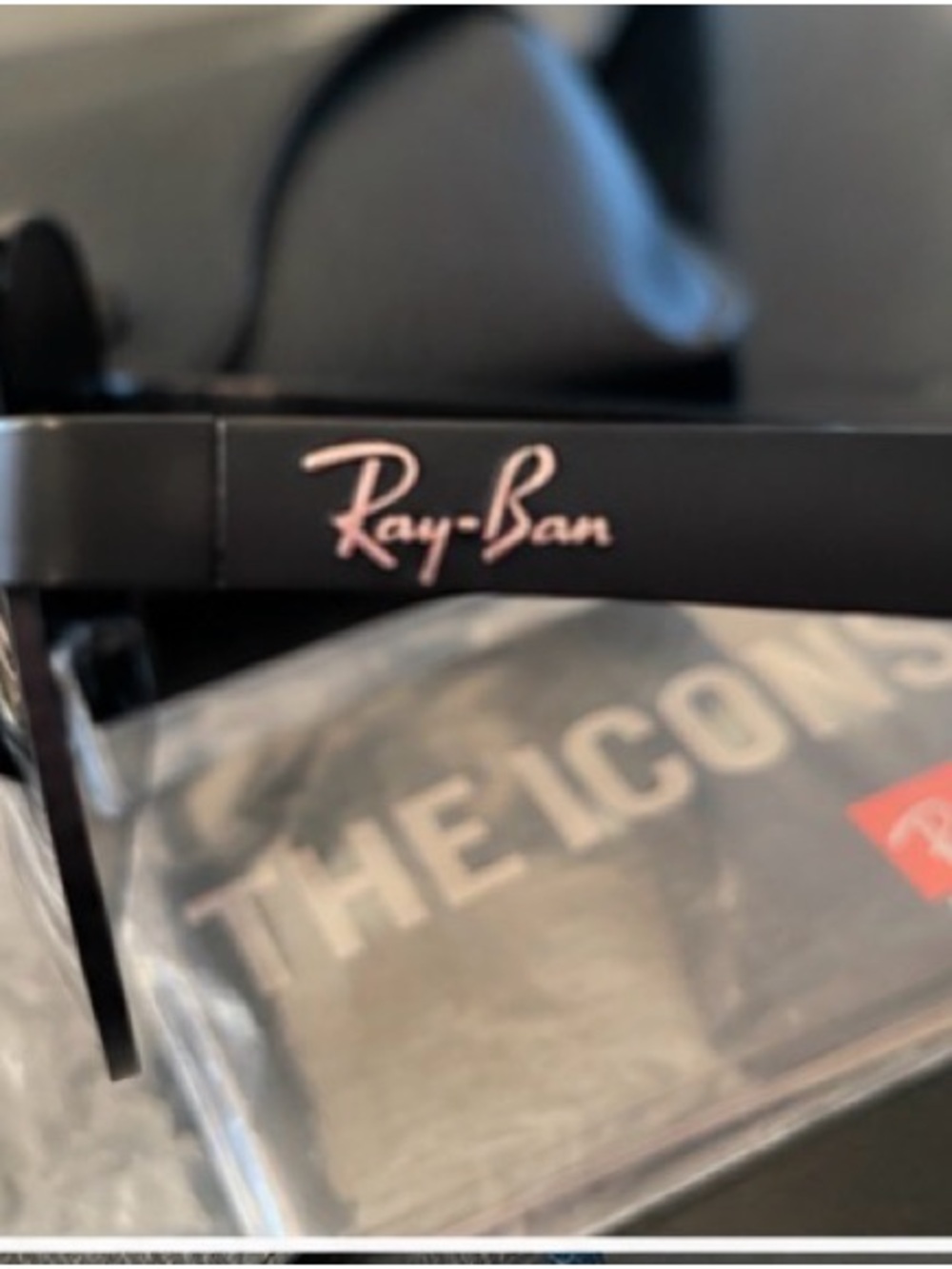 Ray-Ban RB8097 William Titanium Sunglasses in a black colorway - Picture 3 of 3